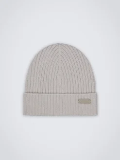 Beige cashmere beanie