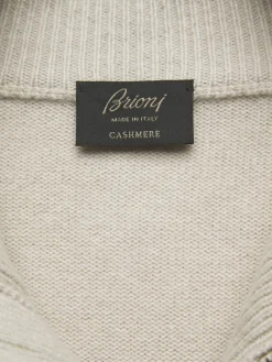 Beige cashmere blouson