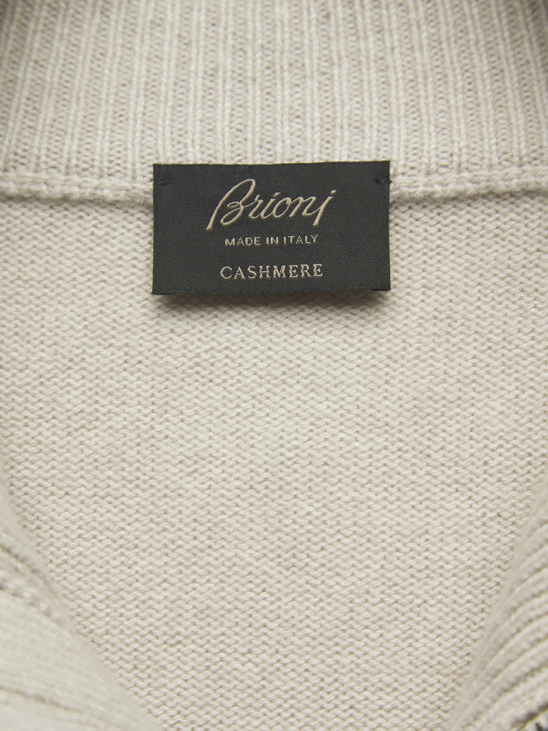 Beige cashmere blouson