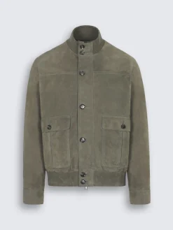 Beige jacquard cashmere and silk crewneck sweater