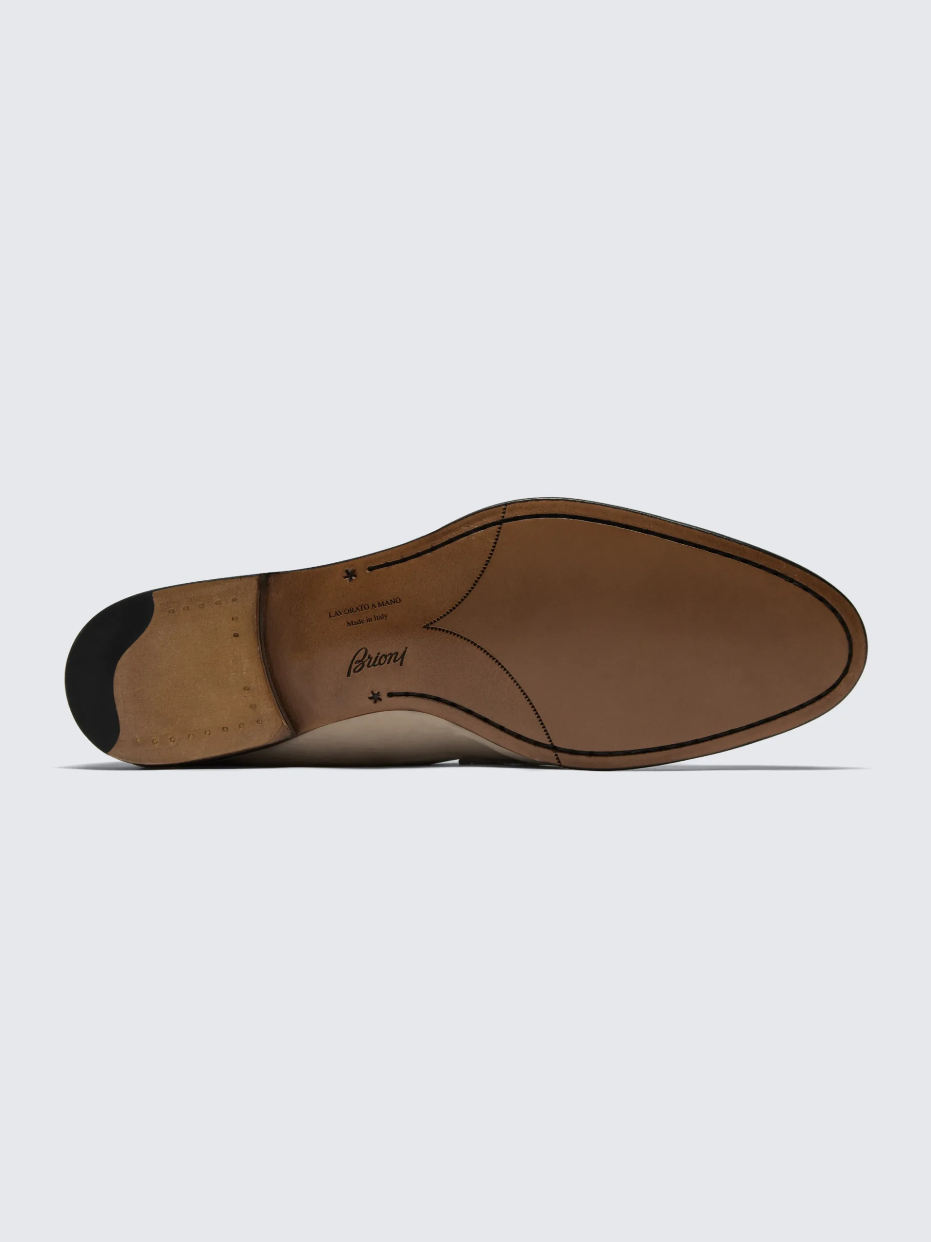 Beige nubuck Appia penny loafers