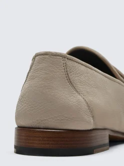 Beige nubuck Appia penny loafers