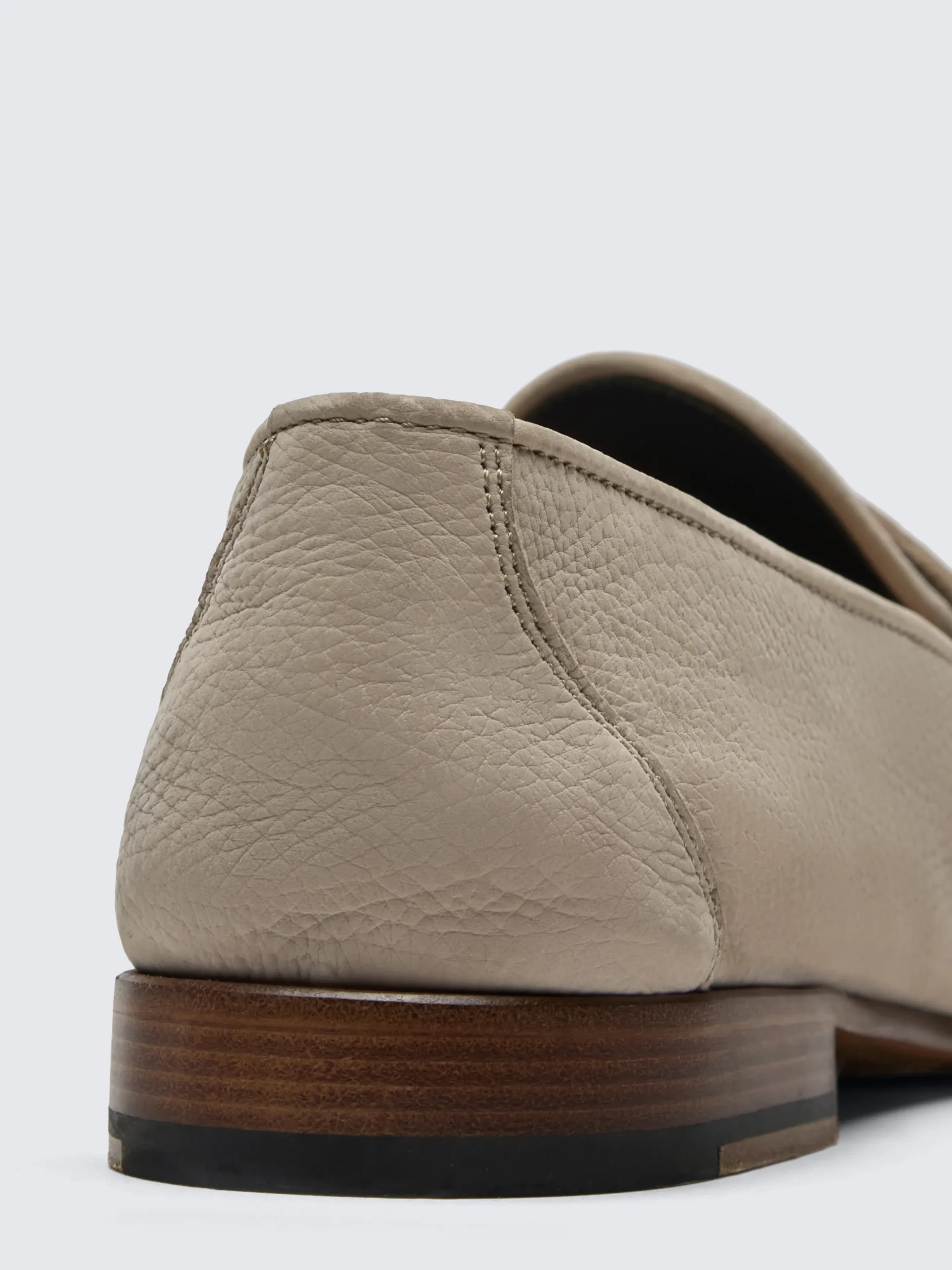 Beige nubuck Appia penny loafers