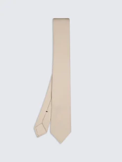 Beige silk cady shirt
