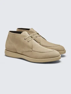 Beige suede Journey desert boots