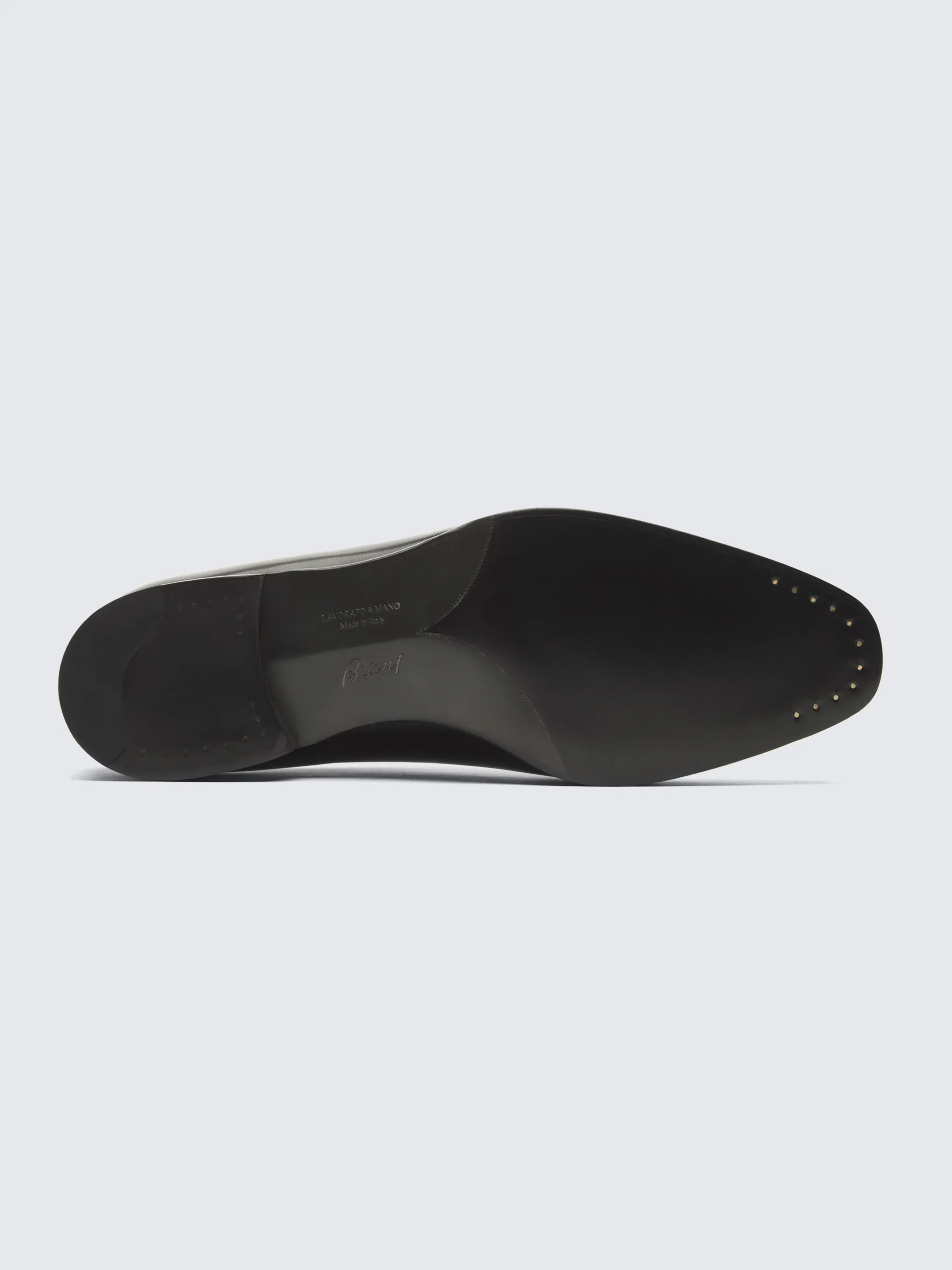 Black calf leather Elysium oxford shoes