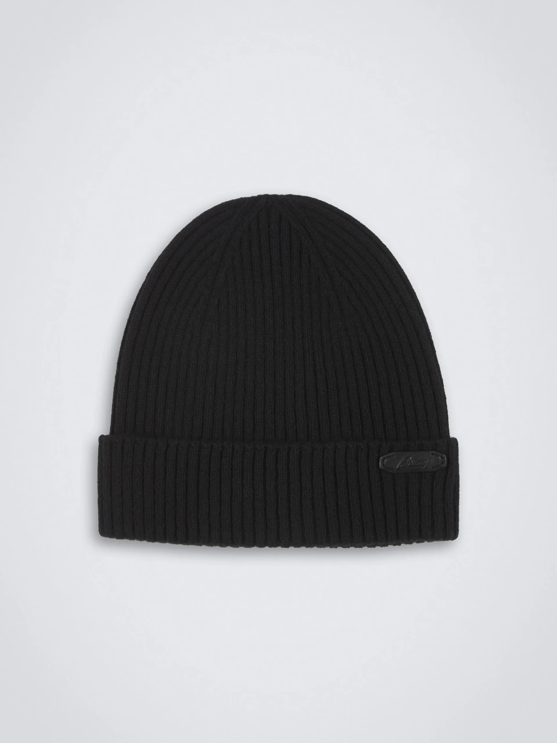 Black cashmere beanie