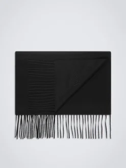Black cashmere scarf