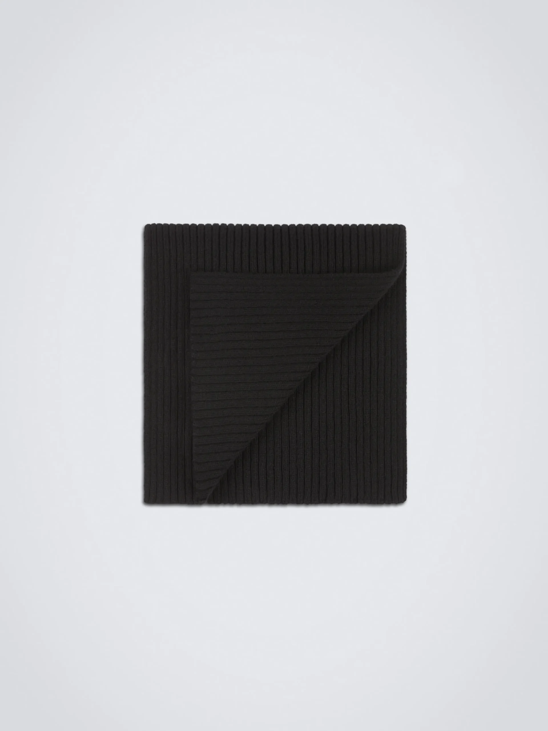 Black cashmere scarf