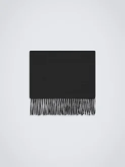 Black cashmere scarf