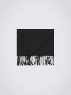 Black cashmere scarf