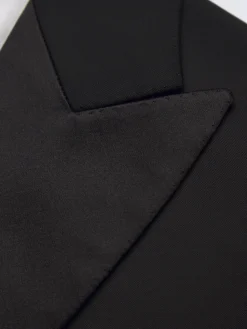 Black responsible wool Livia coat