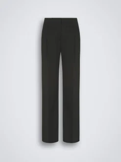 Black responsible wool Positano trousers