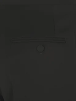 Black responsible wool Positano trousers
