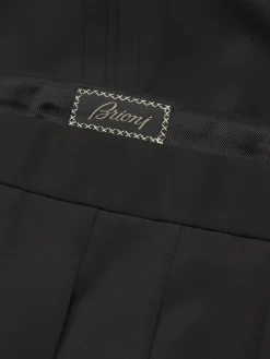 Black responsible wool Positano trousers
