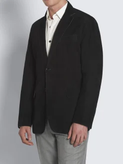 Black suede Monti blazer