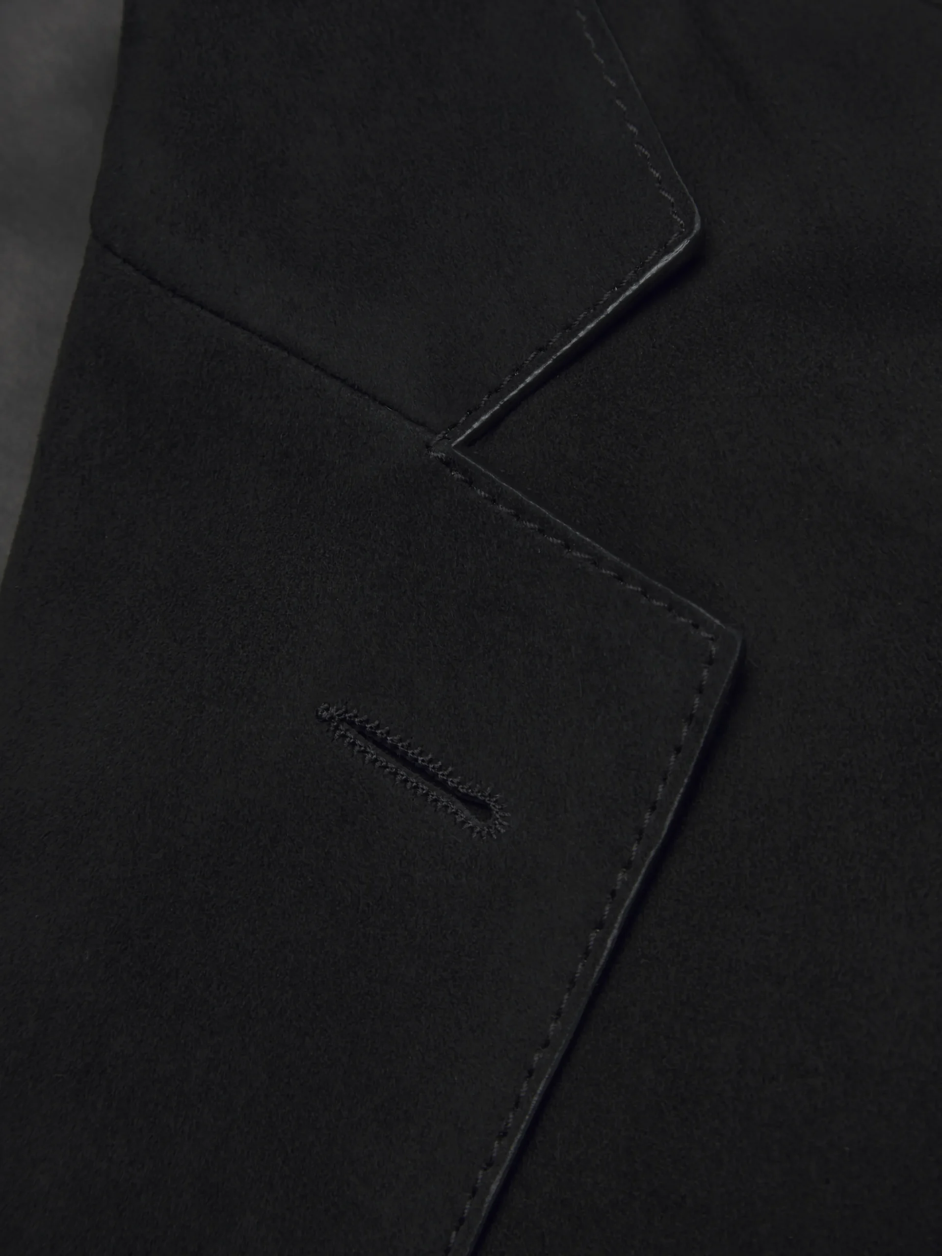 Black suede Monti blazer