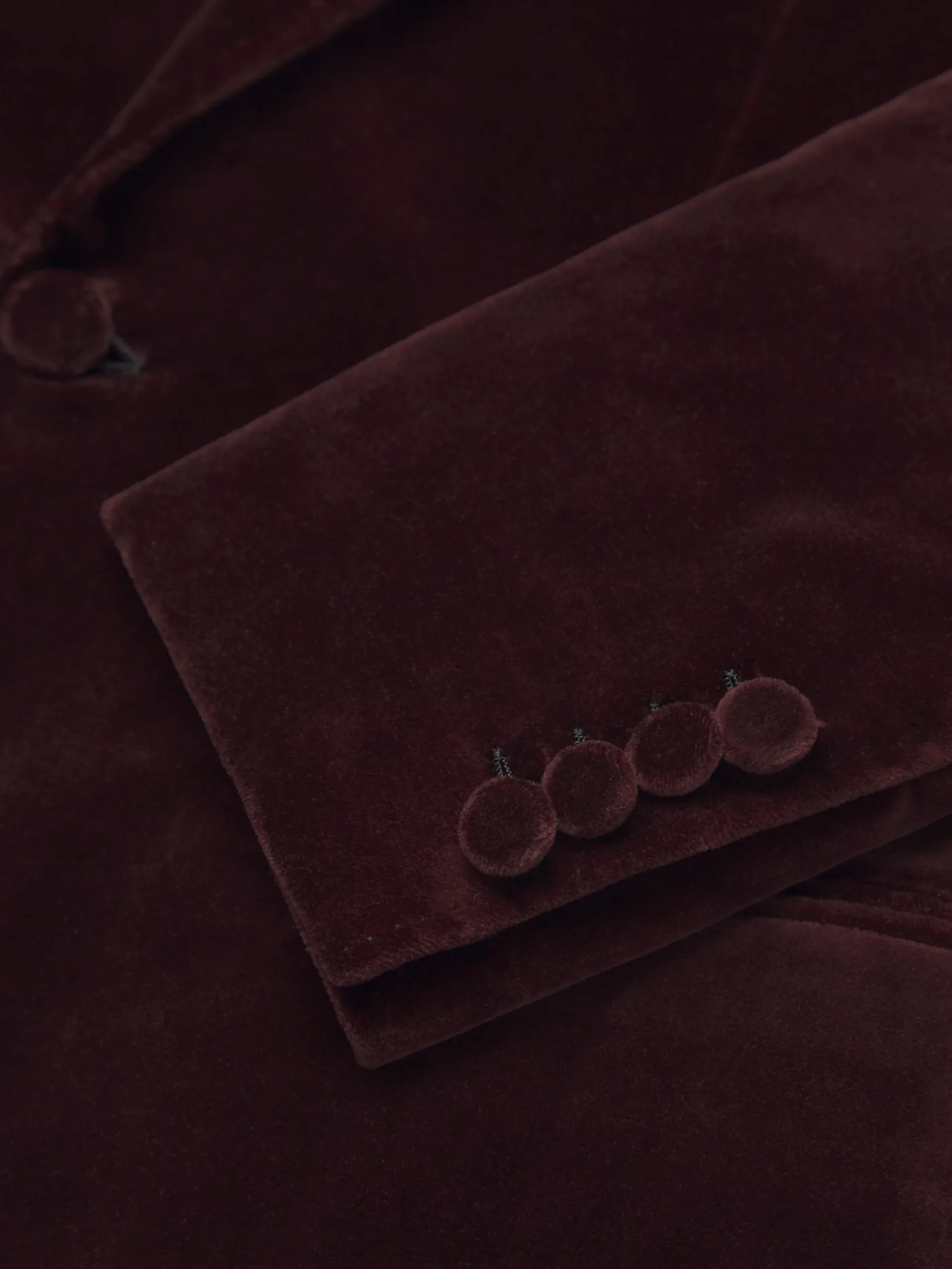 Bordeaux cotton velvet Virgilio jacket