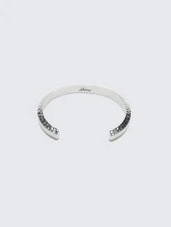 Bracelet in hammered bronze