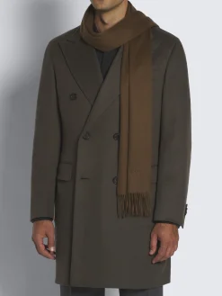 Brown cashmere scarf