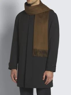 Brown cashmere scarf
