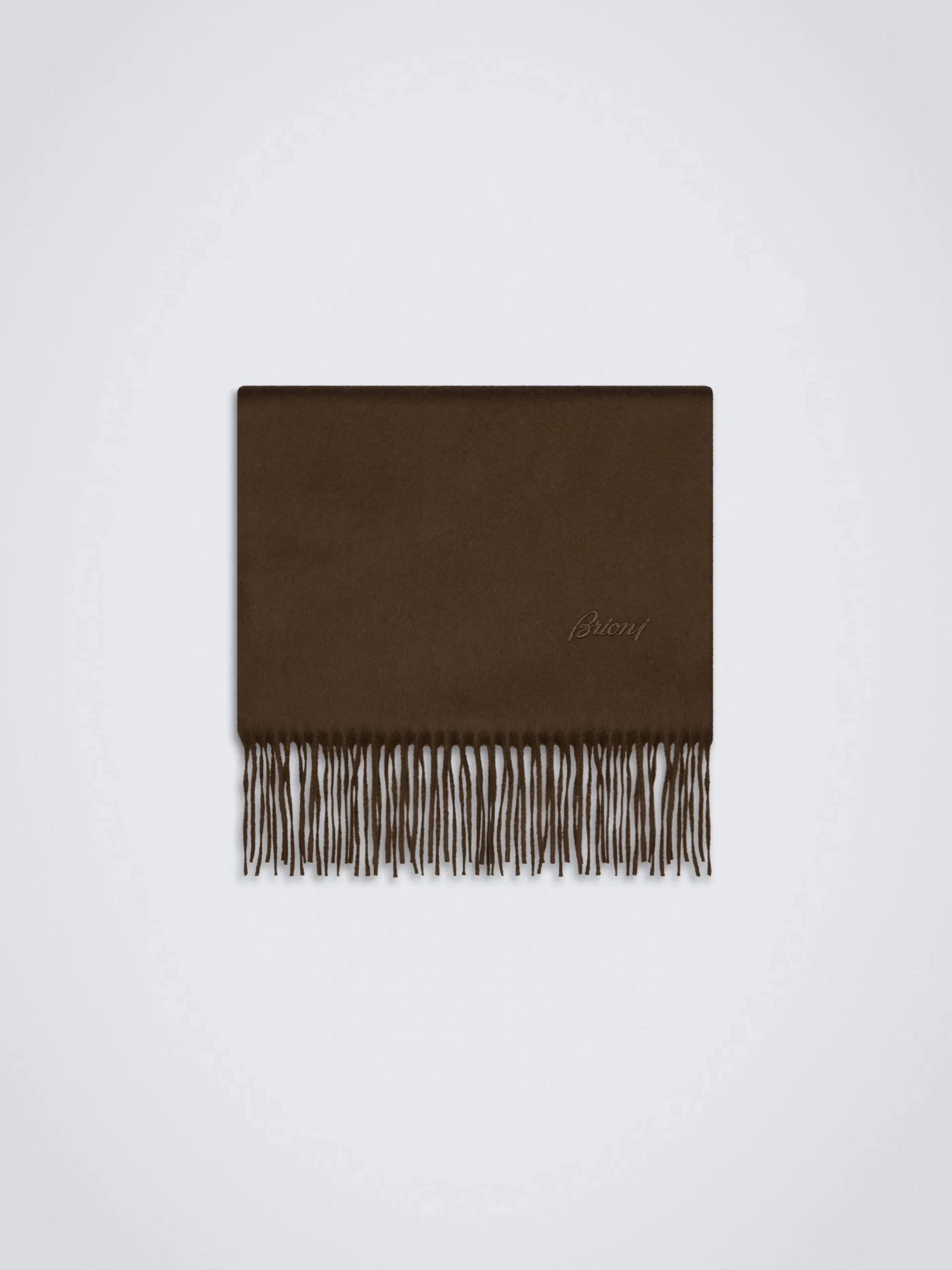 Brown cashmere scarf