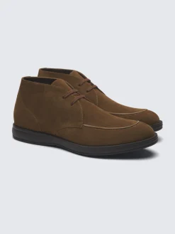 Brown suede Journey desert boots