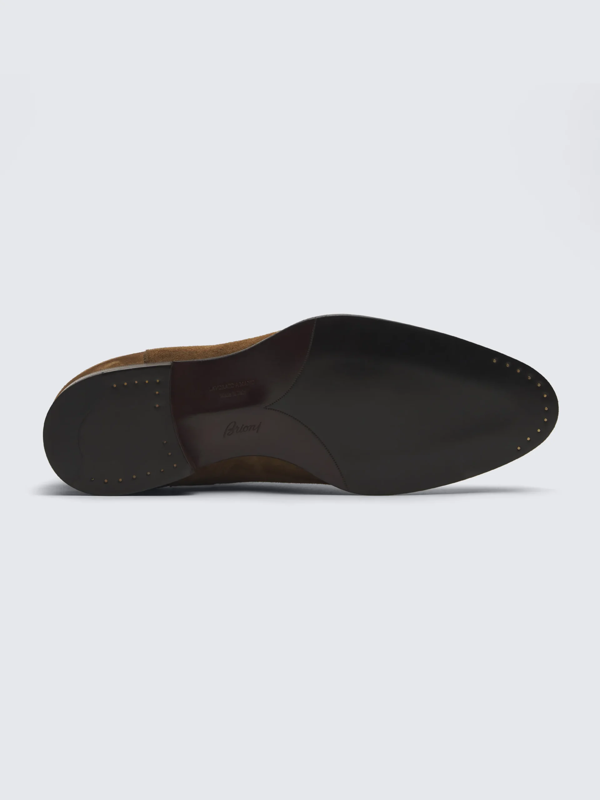 Brown suede Milano chelsea boots