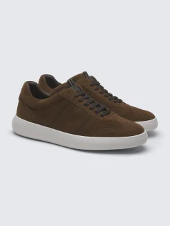 Brown suede Olympia sneakers