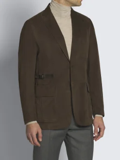 Brown suede Travel jacket