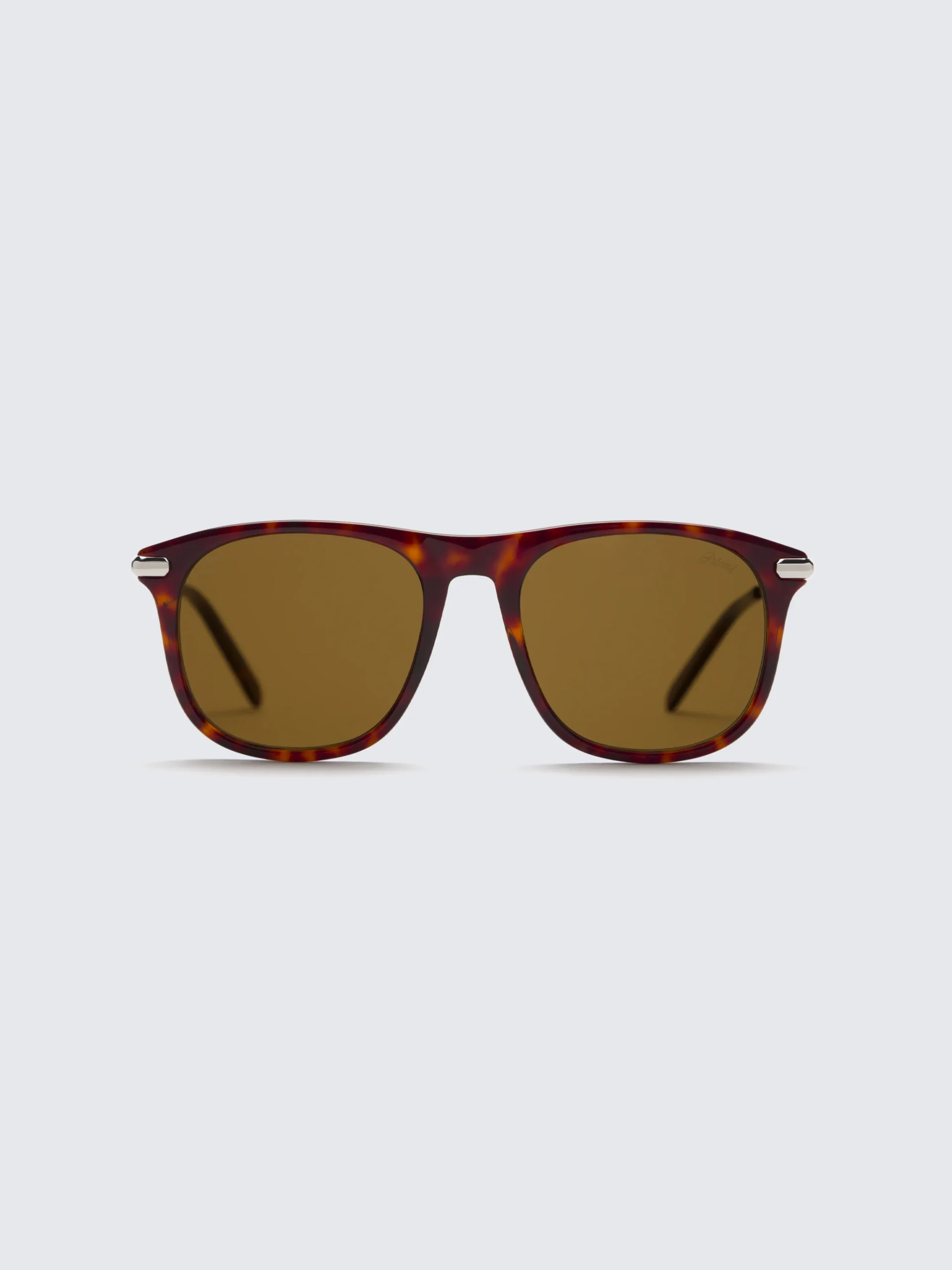 Burnt brown aviator sunglasses