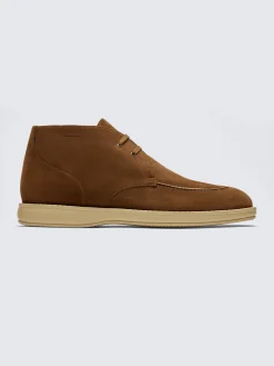 Burnt brown suede Journey desert boots