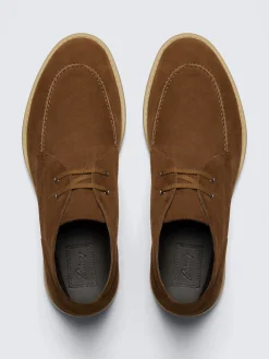 Burnt brown suede Journey desert boots