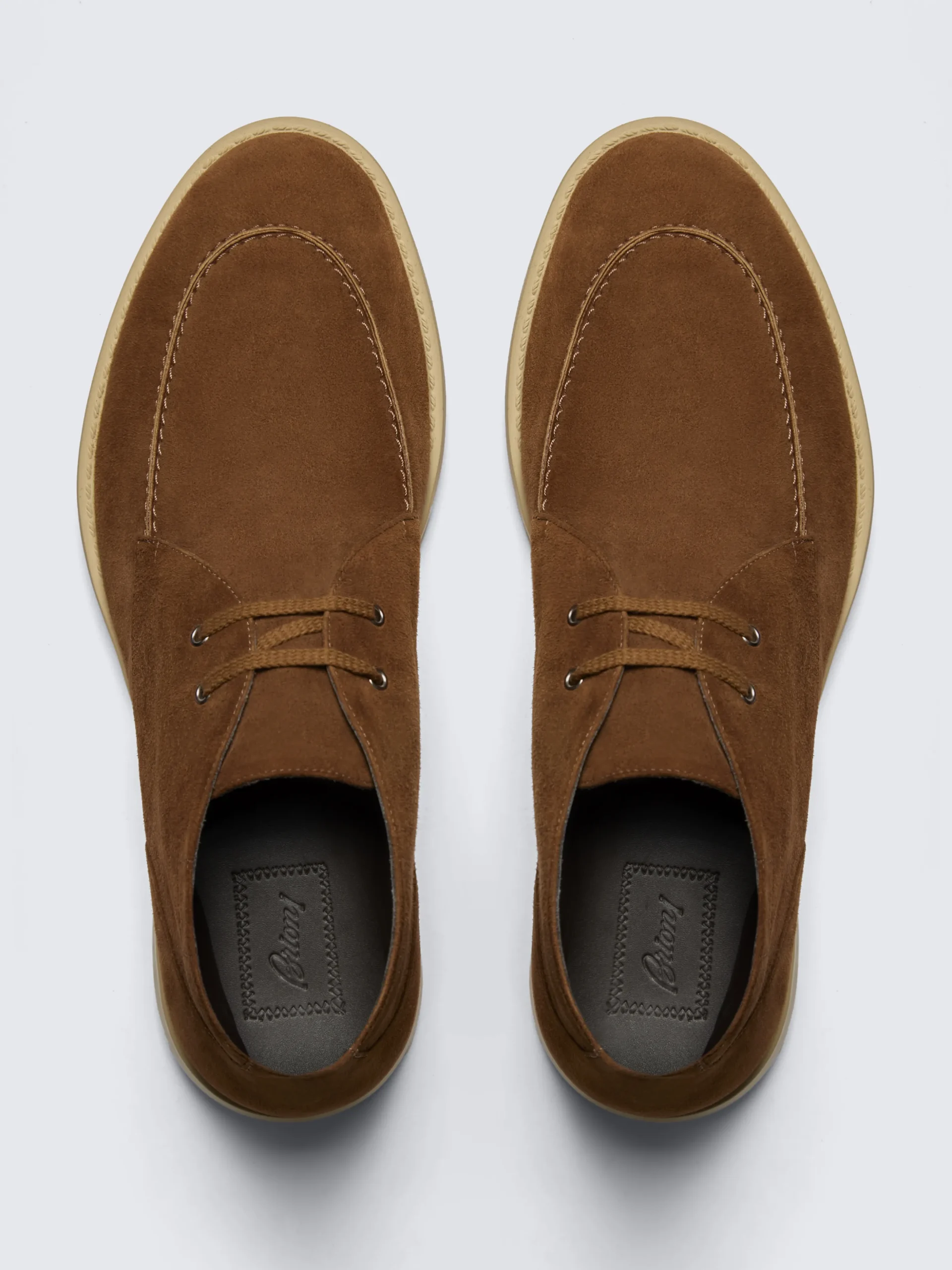 Burnt brown suede Journey desert boots