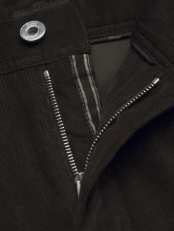Dark brown cotton corduroy Meribel trousers