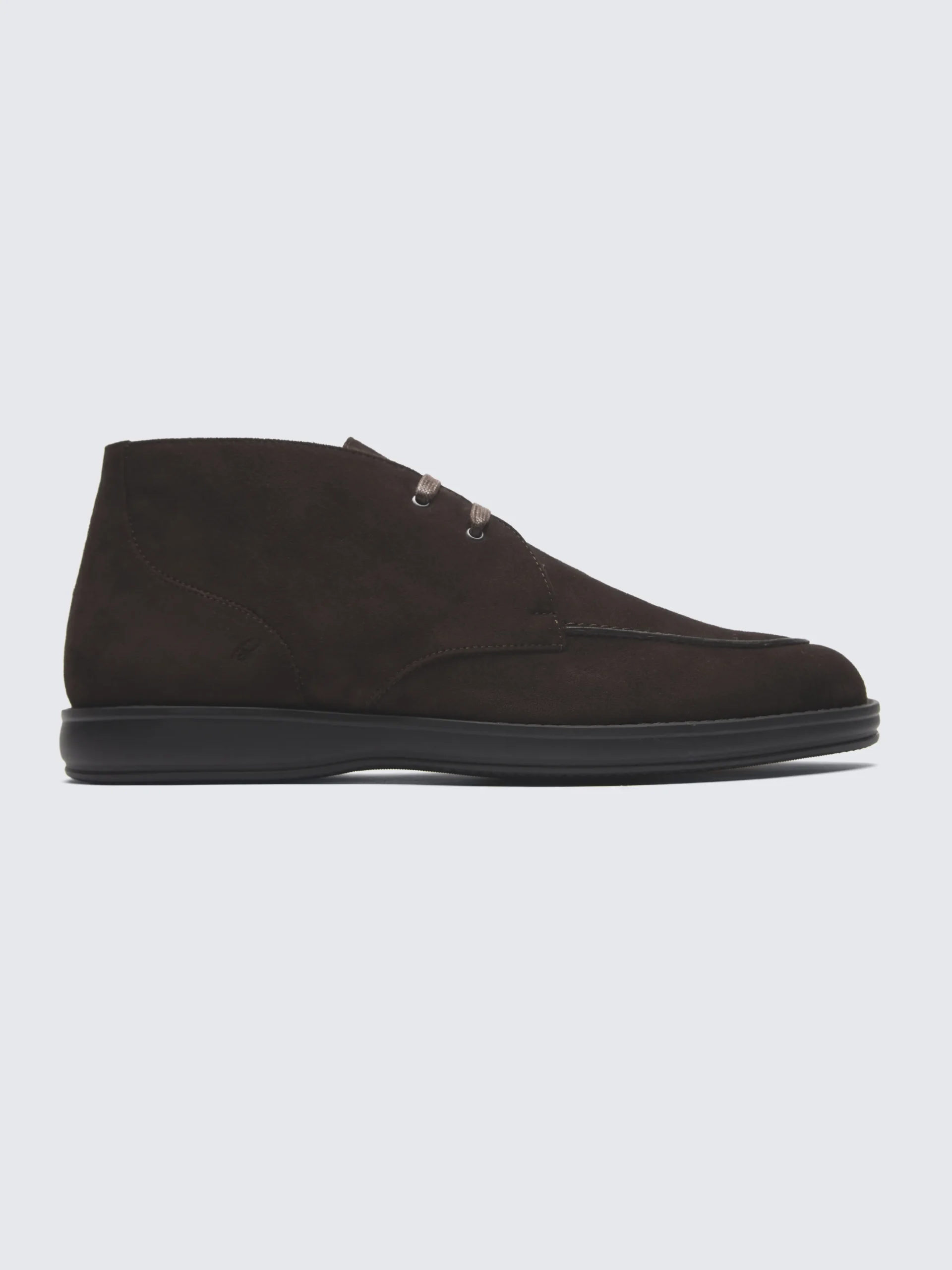 Dark brown suede Journey desert boots