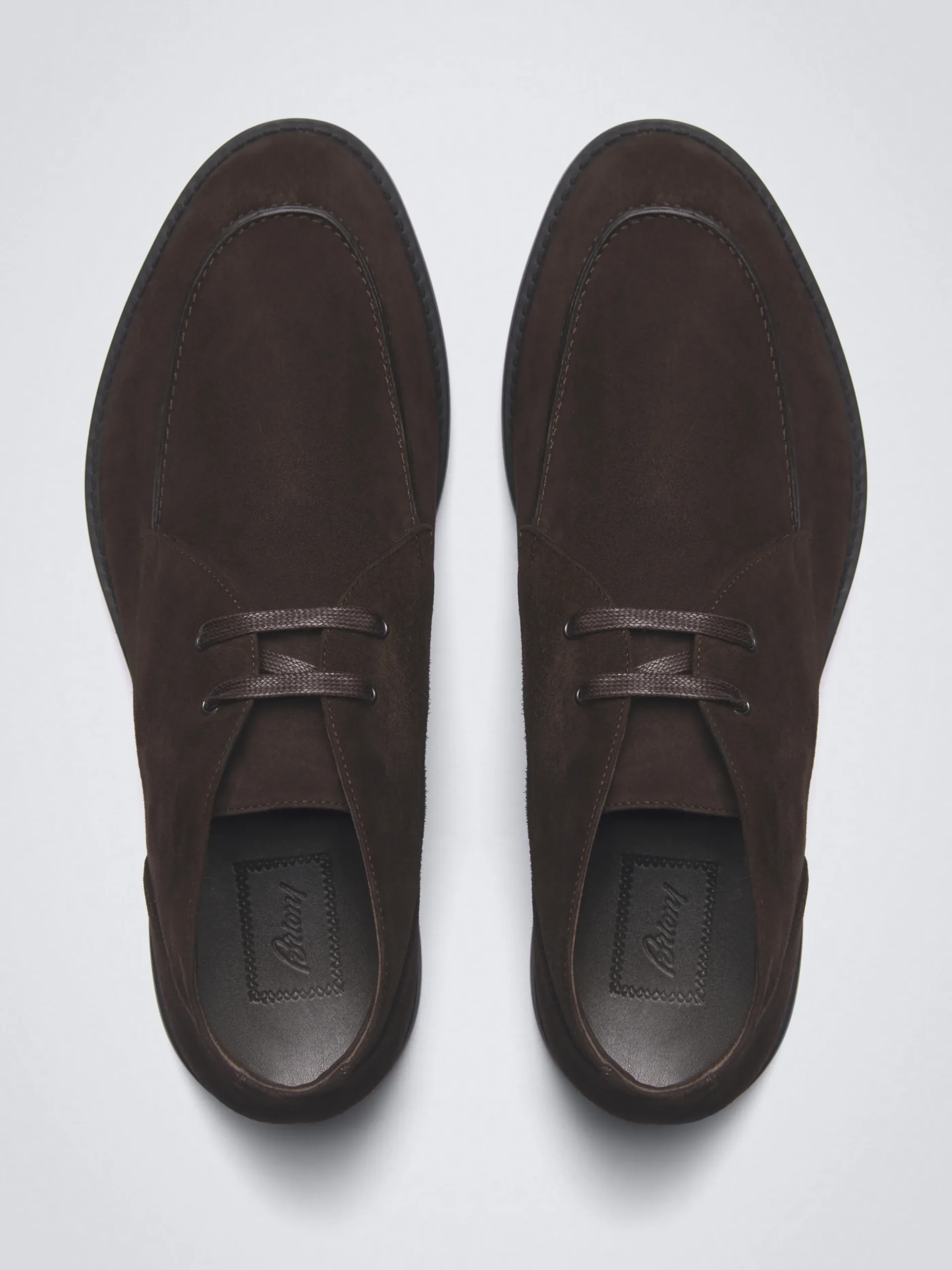 Dark brown suede Journey desert boots