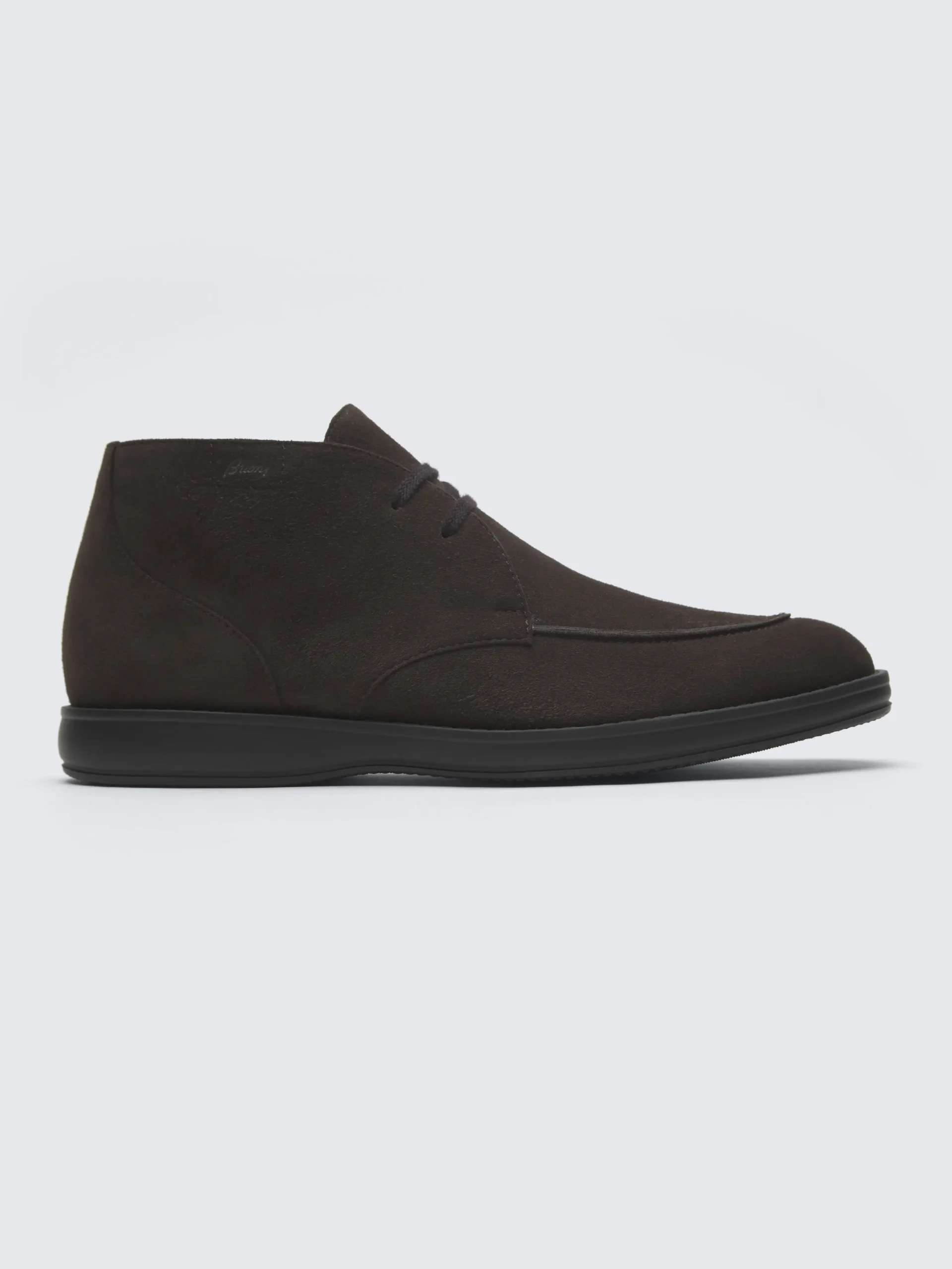 Dark brown suede Journey desert boots