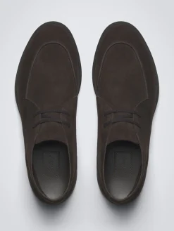 Dark brown suede Journey desert boots