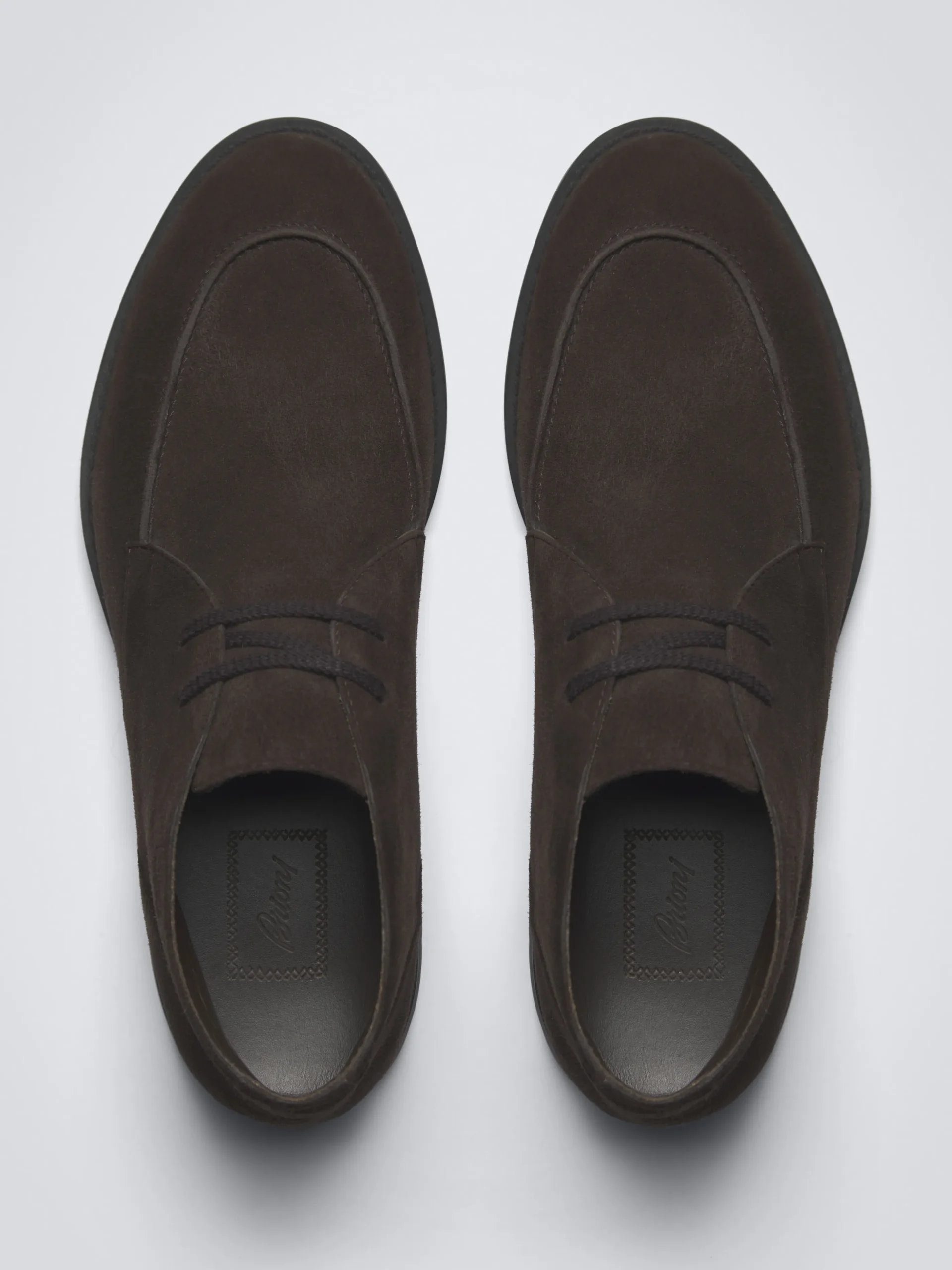 Dark brown suede Journey desert boots