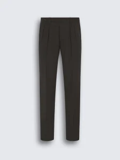 Dark brown wool Elba trousers