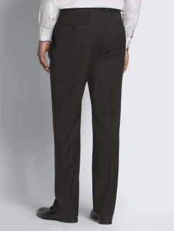 Dark brown wool Elba trousers