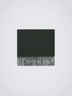 Dark green cashmere scarf