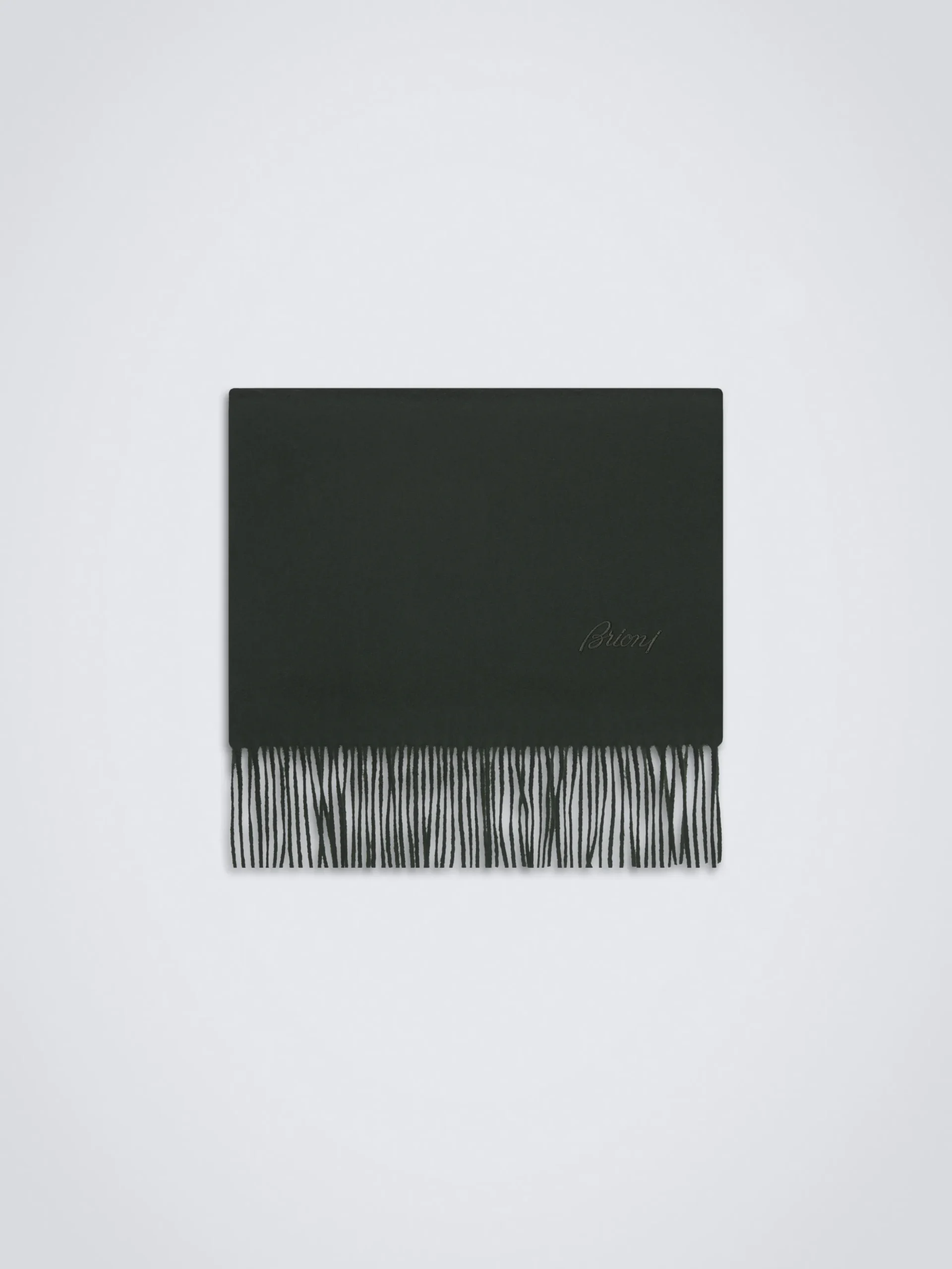Dark green cashmere scarf