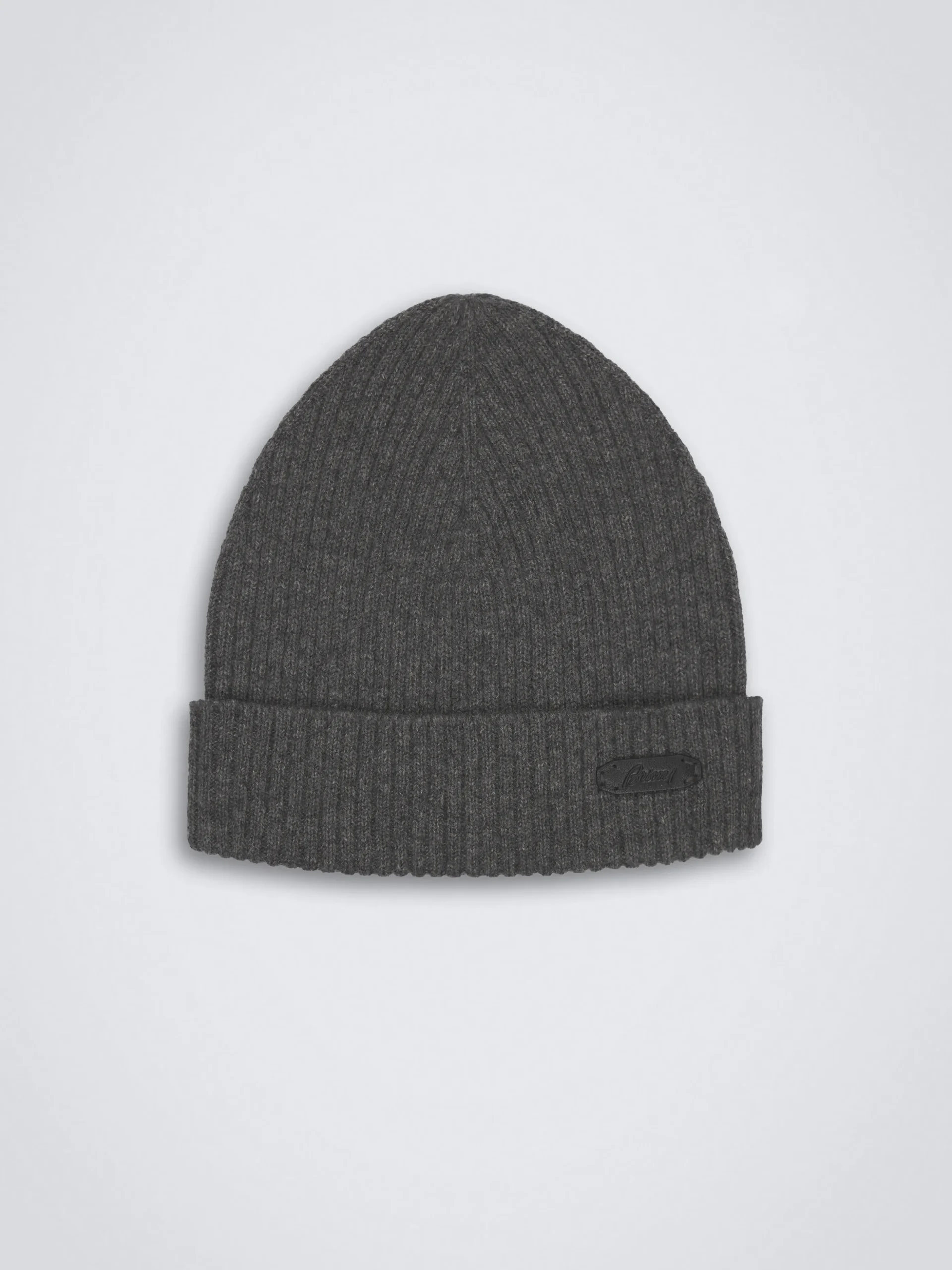 Dark grey cashmere beanie