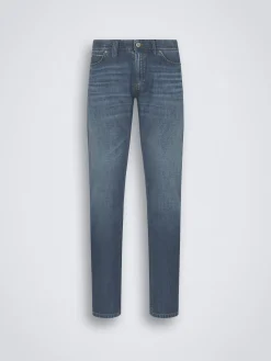 Denim blue cotton Meribel selvedge jeans