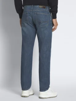 Denim blue cotton Meribel selvedge jeans