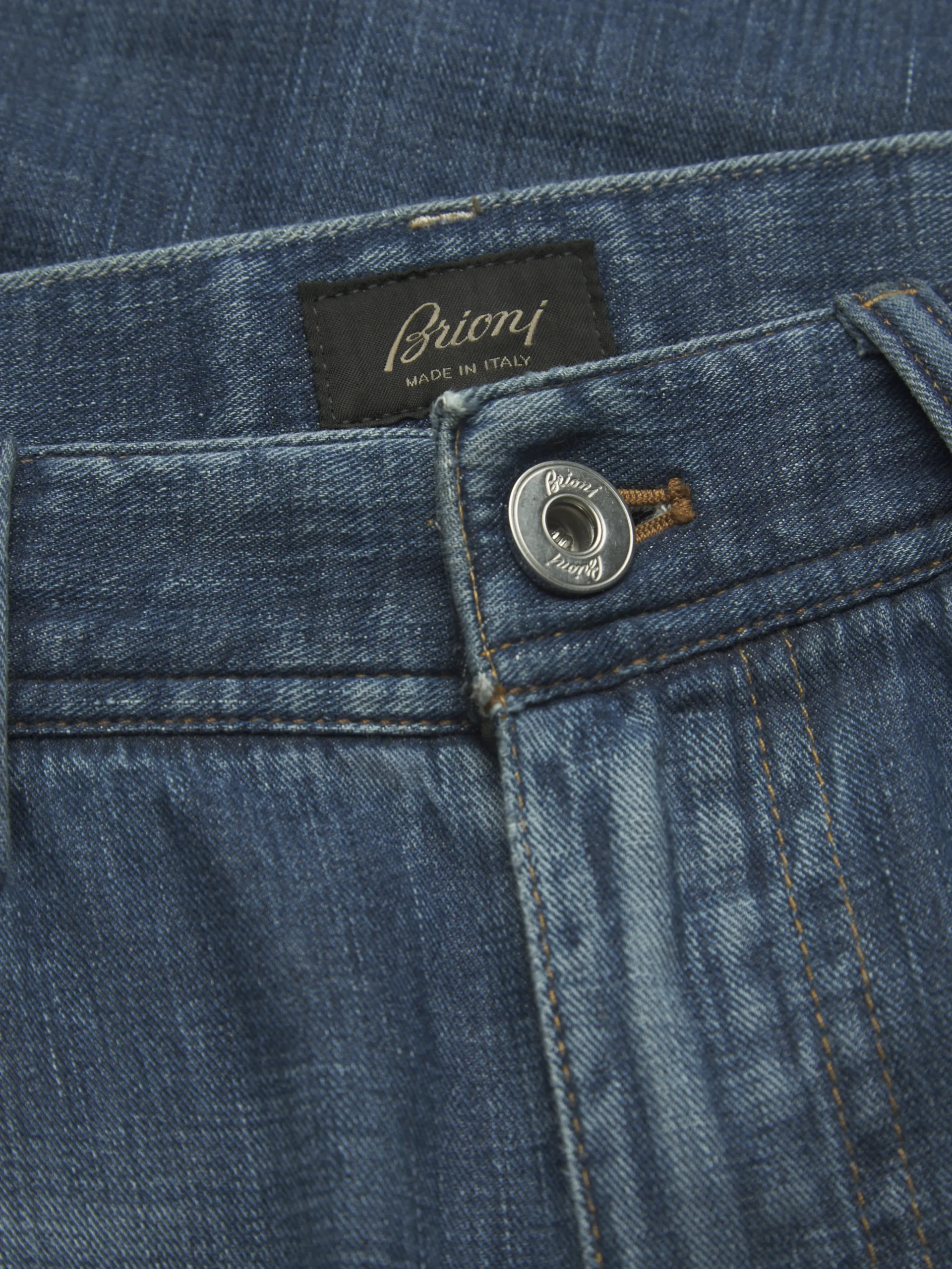 Denim blue cotton Meribel selvedge jeans