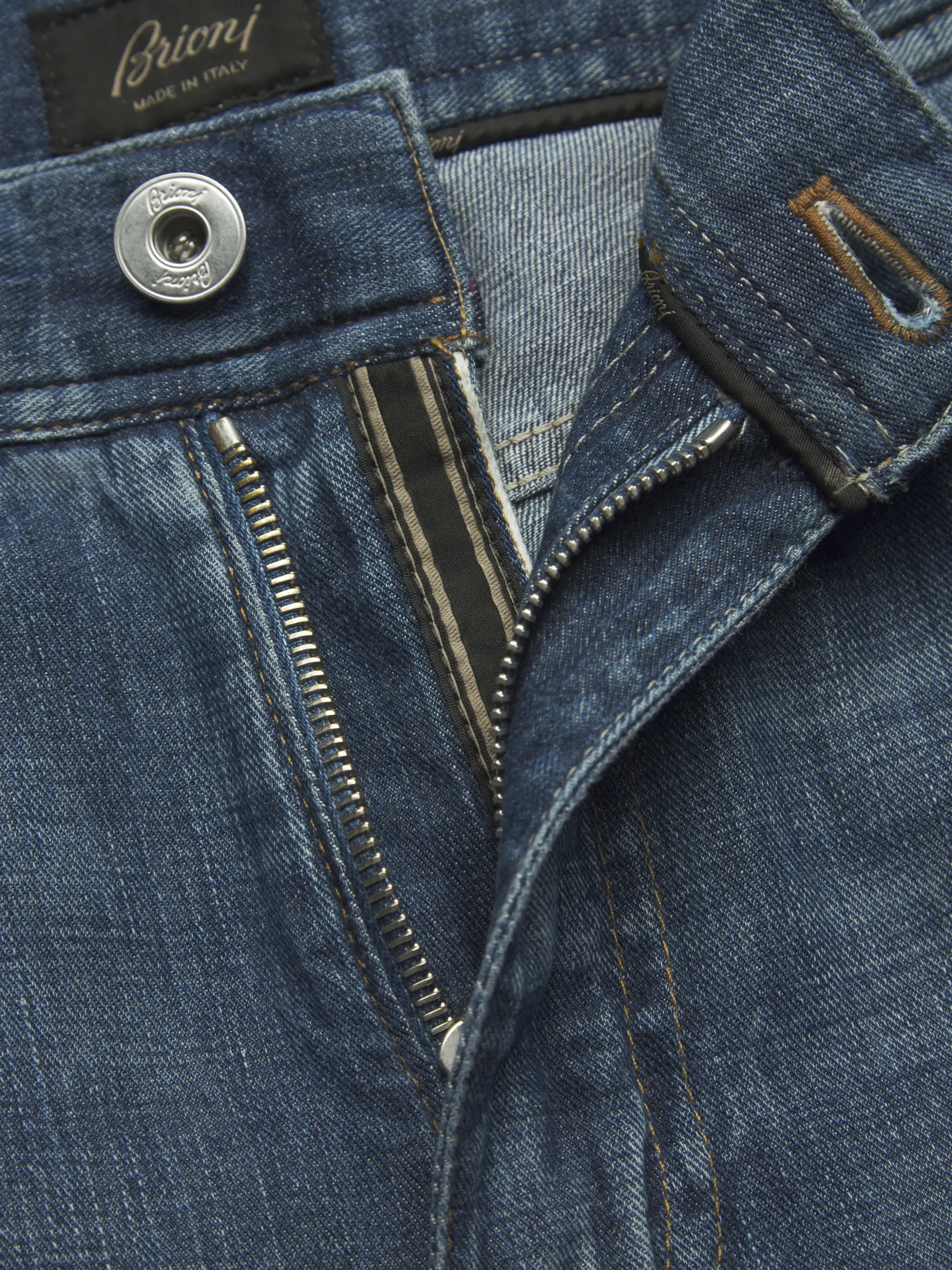 Denim blue cotton Meribel selvedge jeans