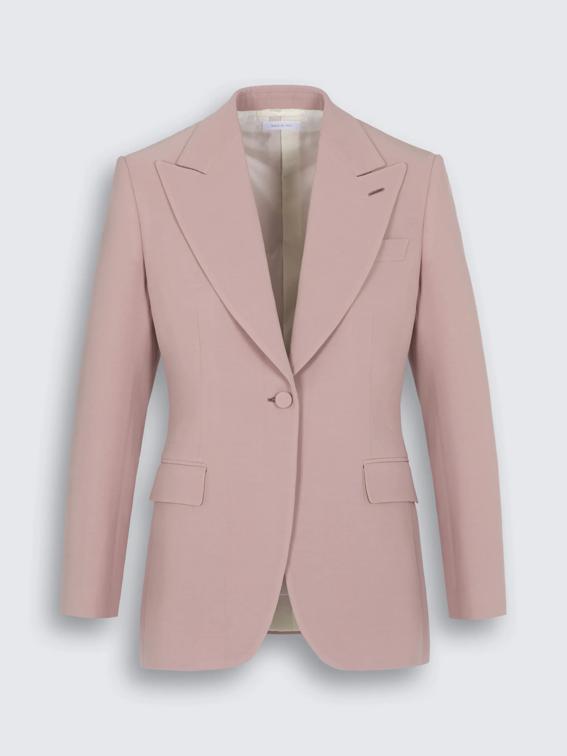 Dusty pink silk Flavia jacket